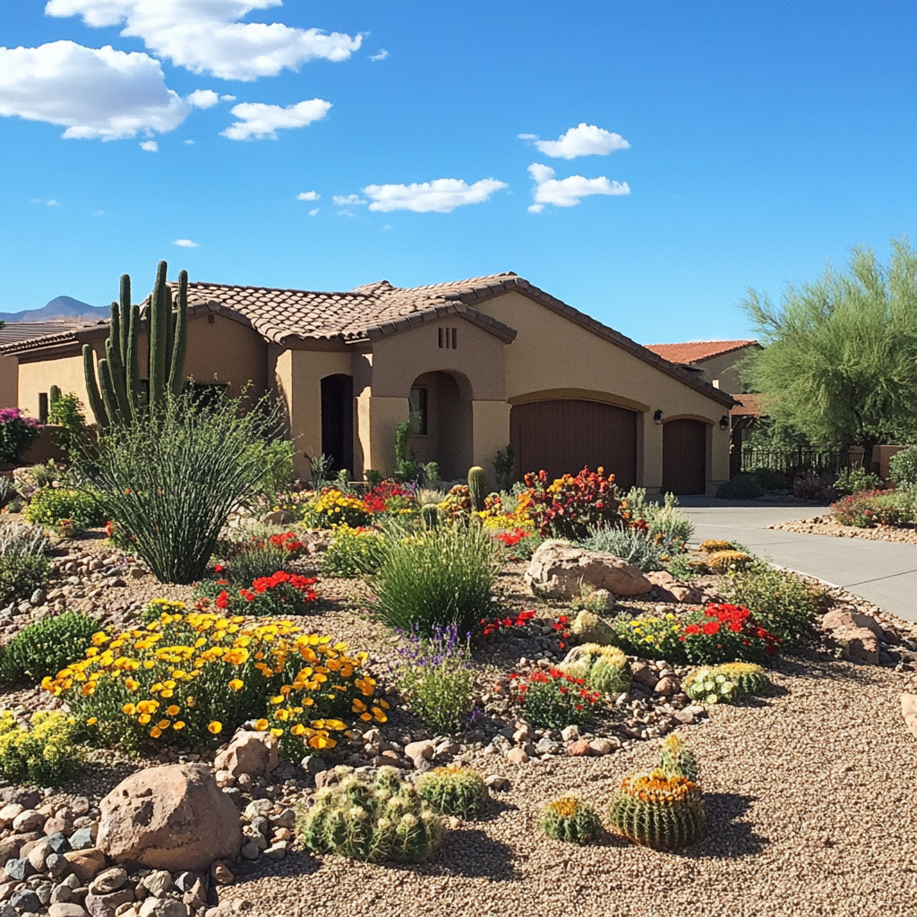 Arizona desert landscaping in Scottsdale